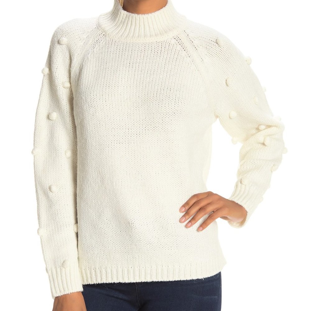CeCe by Cynthia Steffe Pompom Sleeve Sweater 210 L